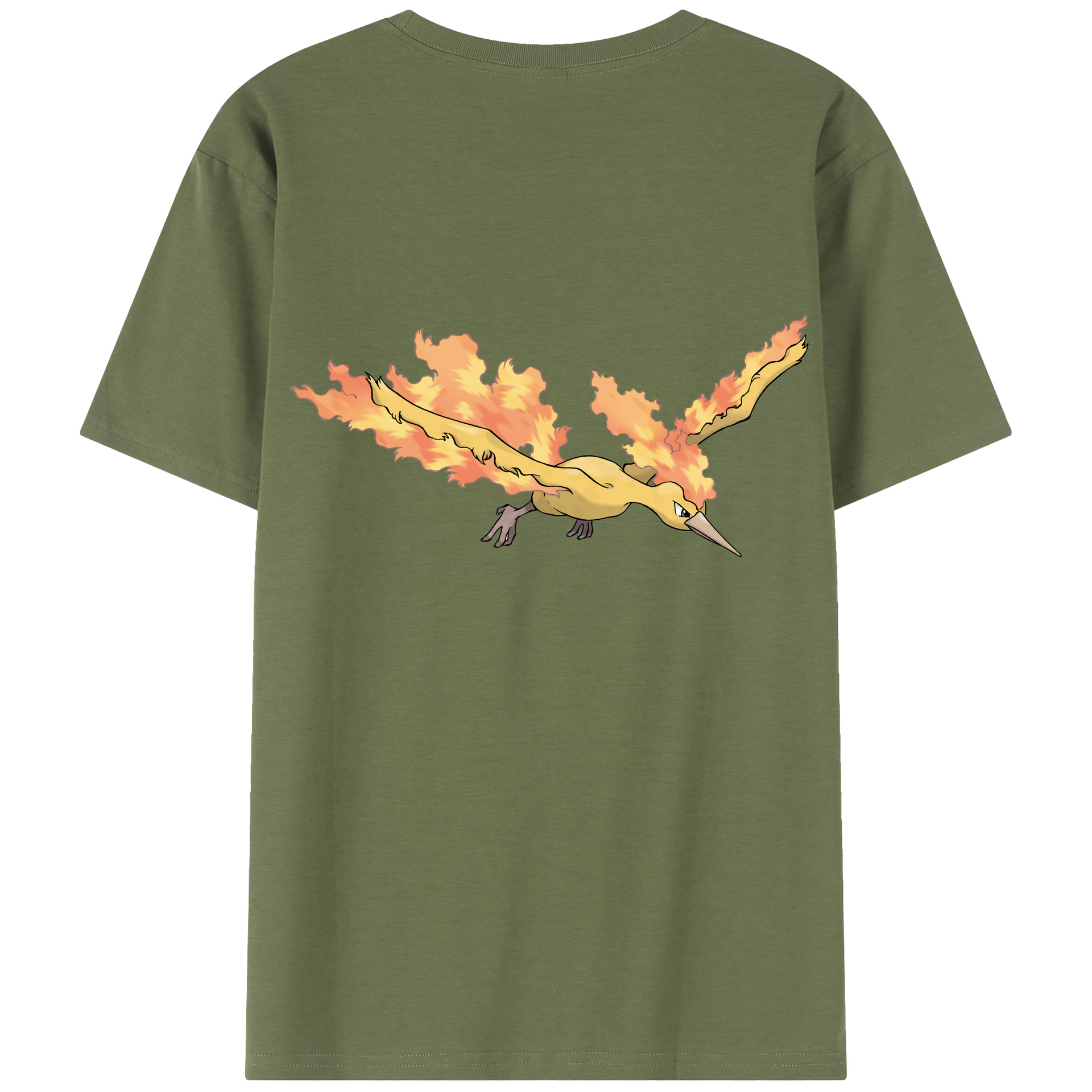 （画像用） ポケットモンスター Pokémon 綿100％半袖Tシャツ（背面プリント）